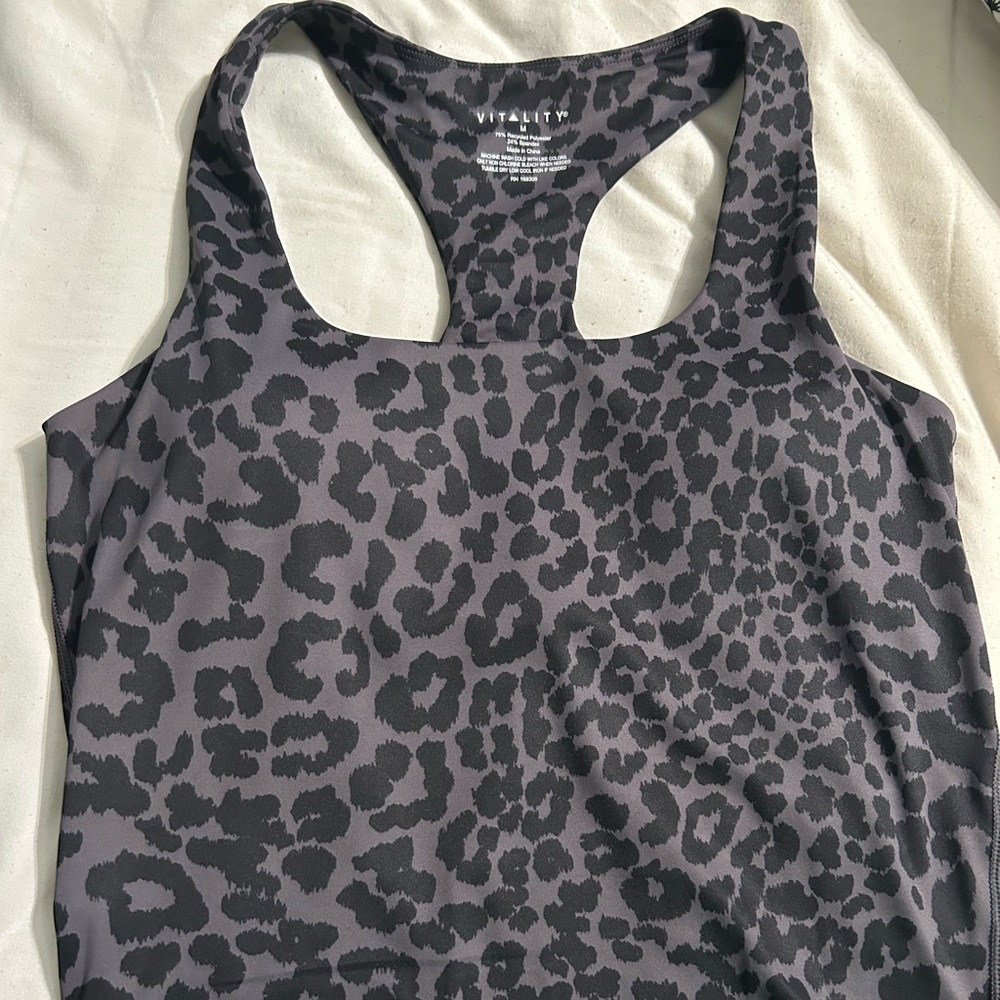 Vitality Leopard Print Tank Top